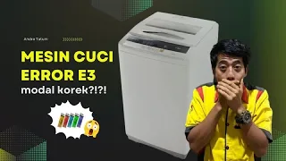 Mesin Cuci Panasonic Error E3?Tanpa Manggil Teknisi Nih❗❗