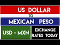 1 USD to MXN Us Dollar to Mexican Peso Rates Today 1 USD to MXN 30 September 2025 Forecast