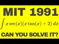 MIT Integration Bee 1991 Finals
