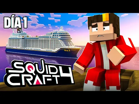 Video Thumbnail: 🦑SQUID CRAFT GAME 4🦑 DÍA #1: YO YA ESTUVE EN ESTOS HUEVOS🗣