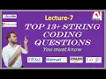 TOP STRING CODING QUESTION INTERVIEW ANAGRAM PALINDROME CIRCULAR STRING JAVA DSA