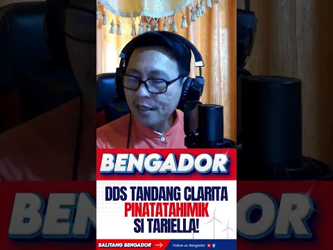 omg grabe‼️DDS TANDANG CLARITAPINATATAHIMIKSI TARIELLA!