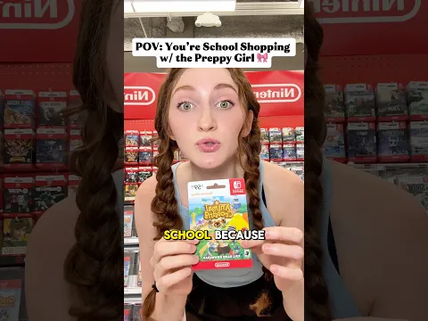POV: You’re School Shopping w/ the Preppy Girl 🎀