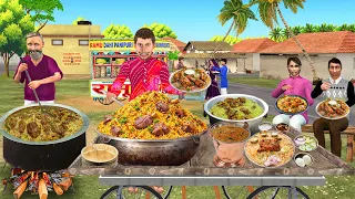 Mutton Kabsa Arabian Famous Street Food Mutton Kabsa Hindi Kahani Moral Stories Funny Comedy Video