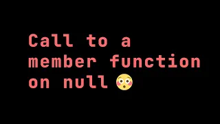 The problem with null