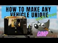 Make your FIRST USER SKIN in War Thunder GIMP Walkthrough with Commentary
