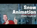 I made SNOW with JavaScript