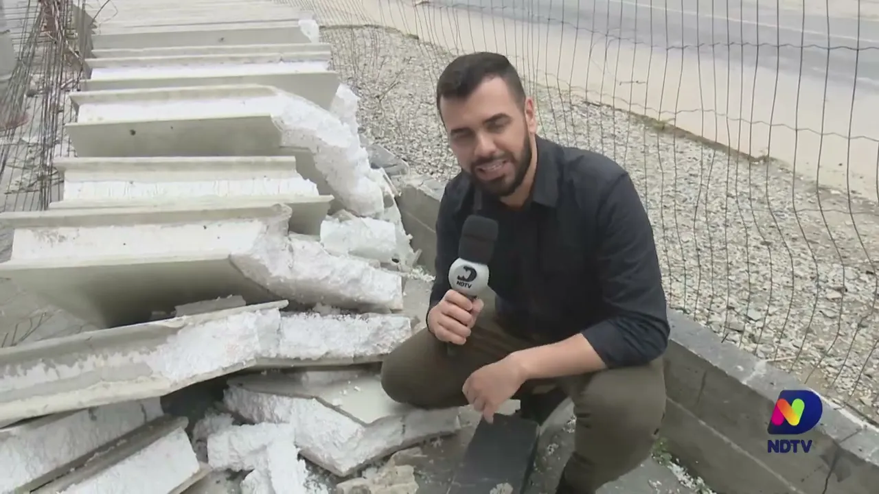 Acidente grave em Joinville! Homem é atropelado no bairro Itaum e câmeras flagram momento