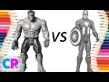 Hulk vs Captain America Coloring Pages Photoshop Superheroes Coloring Hulk and Captain America