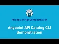Anypoint API Catalog CLI Demonstration
