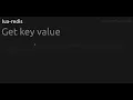 Get key value - redis