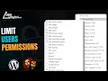 Edit User Roles in WordPress Using Free Plugin Add New Role or Modify Permissions Easily
