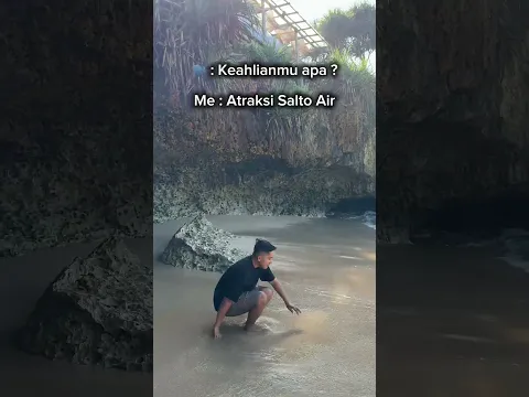 Atraksi Salto Air 🤣🤣🤣 #adisyahreza #adilovers #shorts