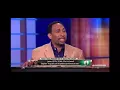 Skip Bayless and Stephen A Smith react to LeBron James 45 points Game 6 vs Celtics
