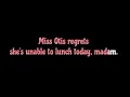 Miss Otis regrets | karaoke | Bette Midler