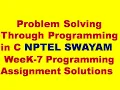 NPTEL Problem Solving Through Programming In C Week 7 Programming Assignment Answers 2022 NPTEL