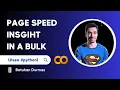 Page Speed Insight Analysis Tool - Batuhan Durmaz