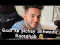 Lagu Gadi ke pichey likhwadu Raosahab 😎 || Sunny Yaduvanshi Ft. Elvish Yadav
