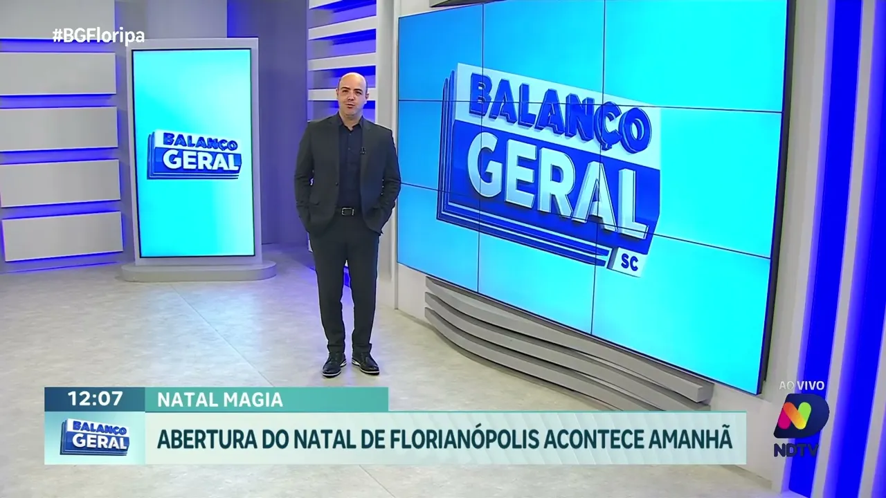 Magia natalina: Florianópolis se ilumina na abertura oficial do Natal