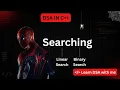 3 Searching in C Linear Search Binary Search
