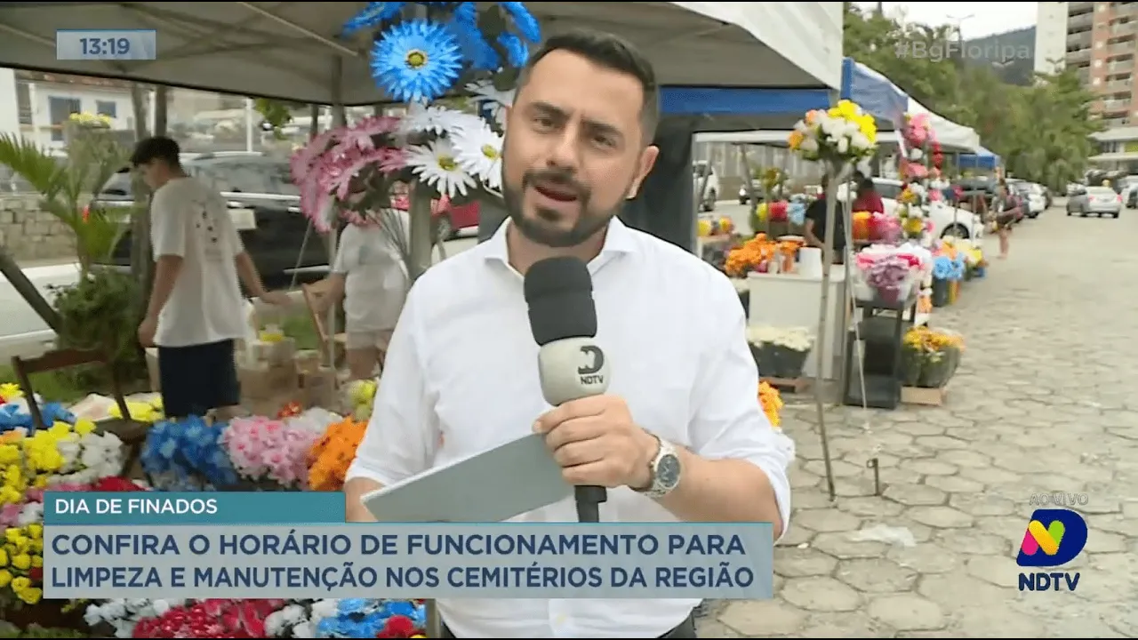 Finados: confira o horário de funcionamento para limpeza e manutenção nos cemitérios da região