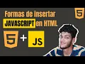 Como insertar codigo JAVASCRIPT en HTML