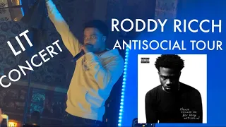 Download RODDY RICCH ANTISOCIAL TOUR 🖤 LIT CONCERT VLOG MP3