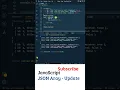 JavaScript in Telugu Update JSON Array Map Method Javascript Tutorial For Beginners JS basics