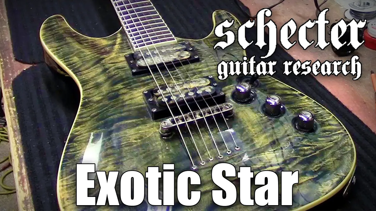 Schecter Exotic Star Restring!
