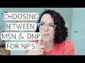 NURSE PRACTITIONER MSN vs DNP Questions Answered