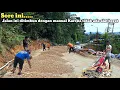 Sore ini‼️Jalan ini ditimbun dengan manual karena tidak ada alat berat