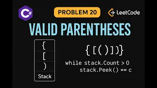LeetCode 20 Valid Parentheses C Solution Stack Implementation