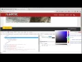 Using firebug with the STYLE tab