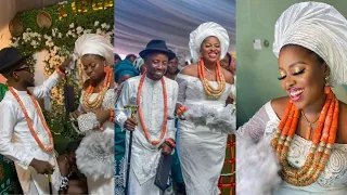 see the first photos u0026 exclusive videos from erigga traditional wedding as he finally gets married