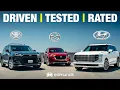 Download Lagu Hyundai Palisade vs. Toyota Grand Highlander vs. Mazda CX-90 | 3-Row SUV Comparison Test
