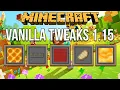 Minecraft 1 15 Vanilla Tweaks Modular Resource Pack Data Packs