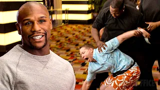 floyd mayweather sends security on a fan think like a man too clip