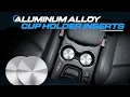 2 Piece Aluminum Car Cup Holder Insert - Car Coasters for Cup Holders