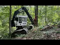 Download Lagu Timbco 445C with Timberpro TDS-32 head cutting and topping hardwood!! 