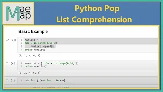 Python Pop List Comprehension - Basic Example