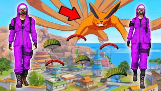 SOLO PODEMOS LOOTEAR LA ALDEA DE LA HOJA en FREE FIRE 😱 NARUTO X FREE FIRE