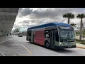 Miami-Dade Transit Metrobuses Departure Golden Glades Park and Ride 2020 2014 Gillig BRT 40