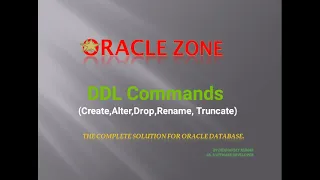 DDL Commands Create Alter Drop Truncate Rename SQL Tutorial for Beginners Part 2