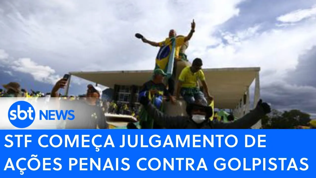 AO VIVO: STF começa julgamento de ações penais contra golpistas do 8 de janeiro