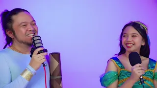 A WHOLE NEW WORLD cover with Daughter Rahfa