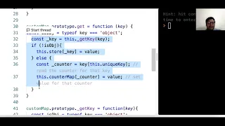 Want to implement own Map class Javascript Map Class Implementation