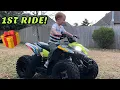 Polaris Outlaw 50cc ATV 3 Years Old Grant s Big Christmas Surprise