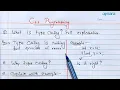 Datatypes TypeCasting C Programming