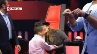 نانسى عجرم مع عبد الرحيم الحلبى و أحمد السيسى MBCTheVoiceKids 