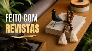 DIY - TRANSFORMEI REVISTAS VELHAS EM UM LIVRO DECORATIVO DE LUXO